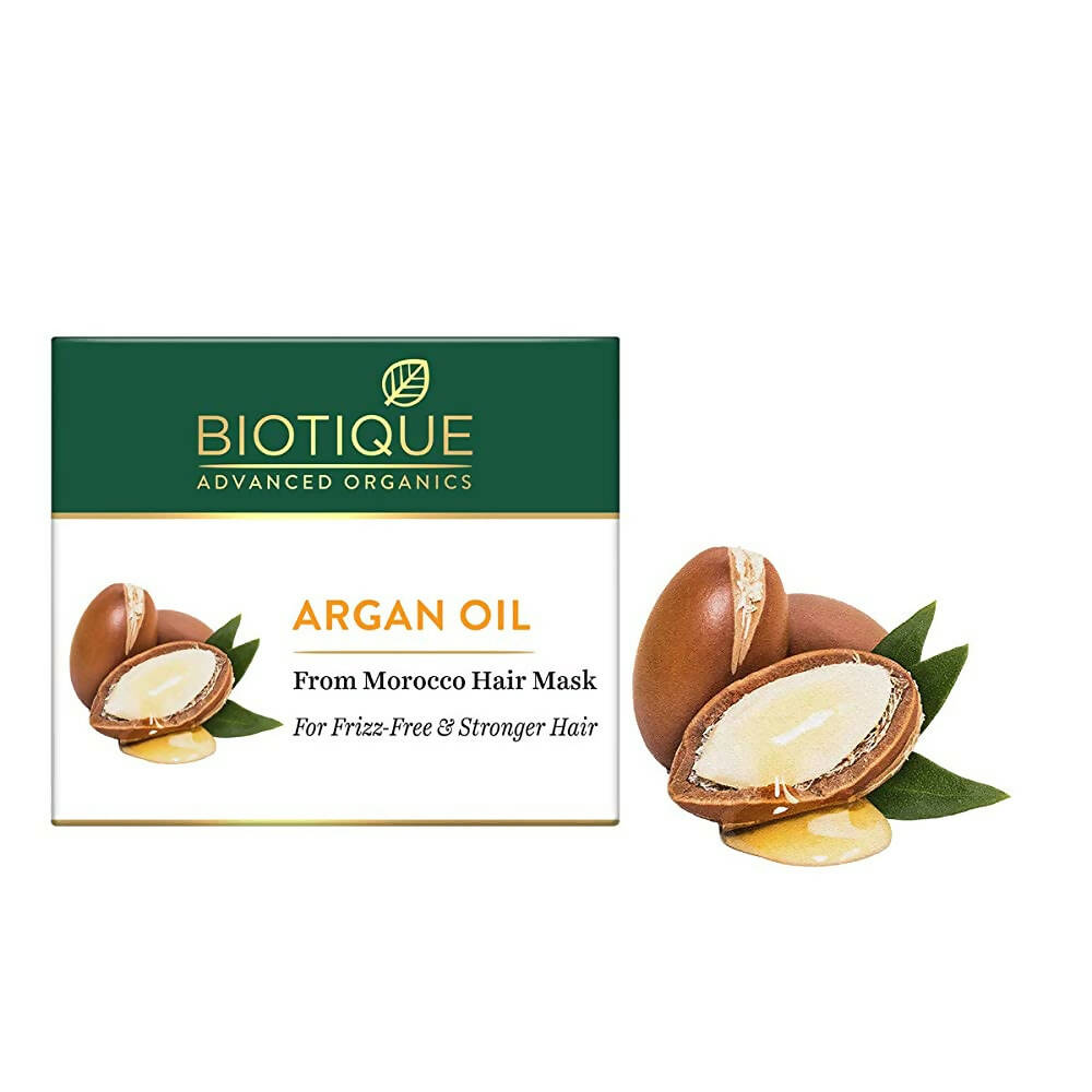 Biotique Argan Oil Hair Mask from Morocco - Limited Time Offer - Swadesiicart