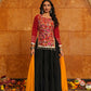 AI Fashion Black Crepe Designer Navratri Wear Lehenga Choli Collection