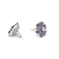 stone stud (grey) - Ruby Raang - Ruby Raang Studio