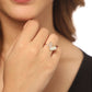 NVR Women's Gold-Polished Stylish Ring With Ad Stones - Swadesiicart