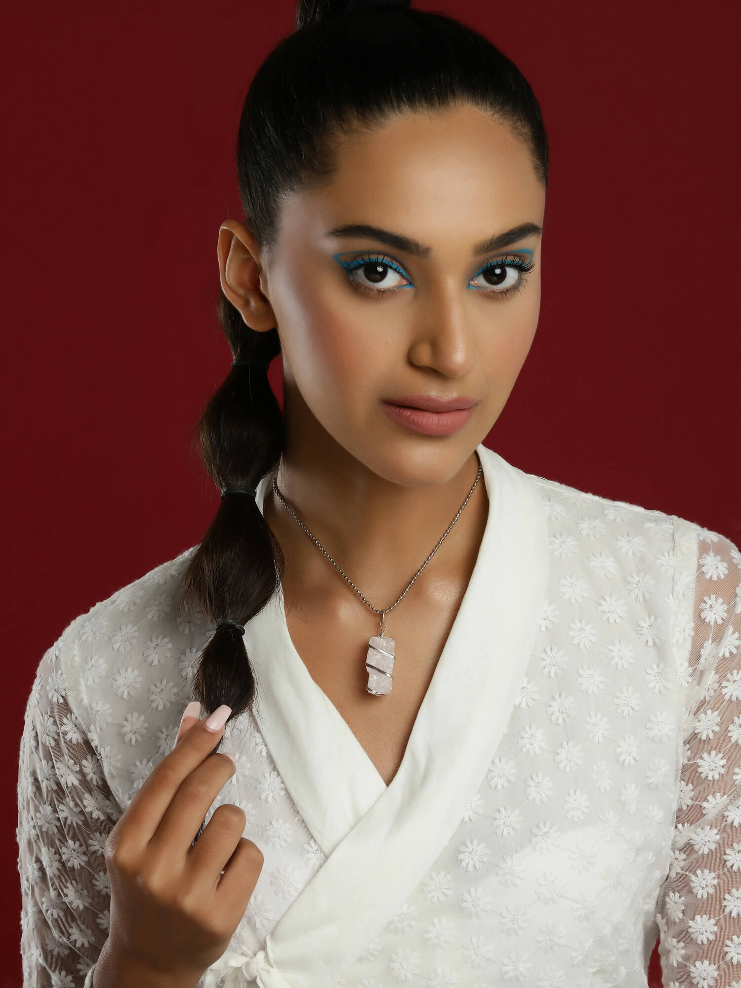 Women's Silver-Plated Chain - Ruby Raang | Swadesiicart