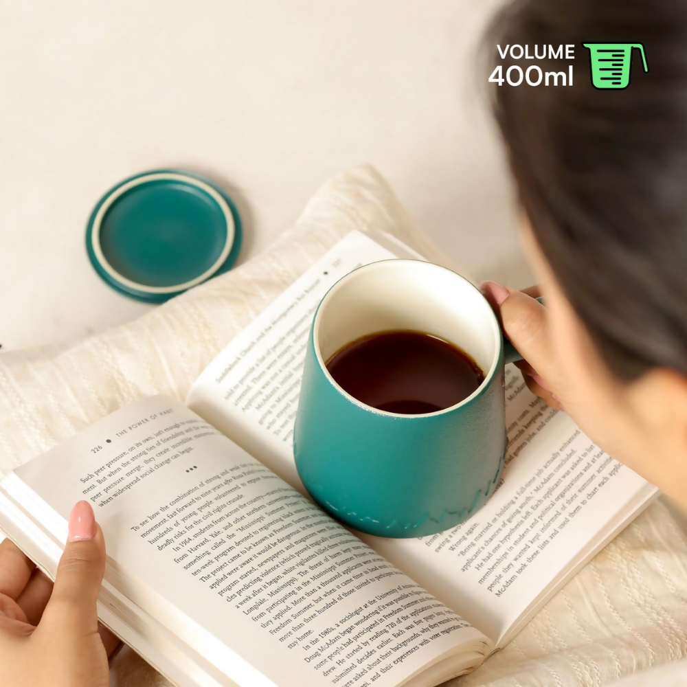 Udyan Tea Infuser Mug - Forest Green