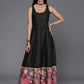 Ahalyaa Women's Traditional wear Ethnic Dress - Black | Swadesiicart