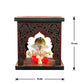 Expleasia, Exuberant & Luxury Decor Ganesha Idol With Wooden Temple - Swadesiicart