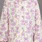 Breathables Kids Cotton Night Suit – White & Pink Teddy Shirt & Pyjama Co-Ord Set For Boys & Girls