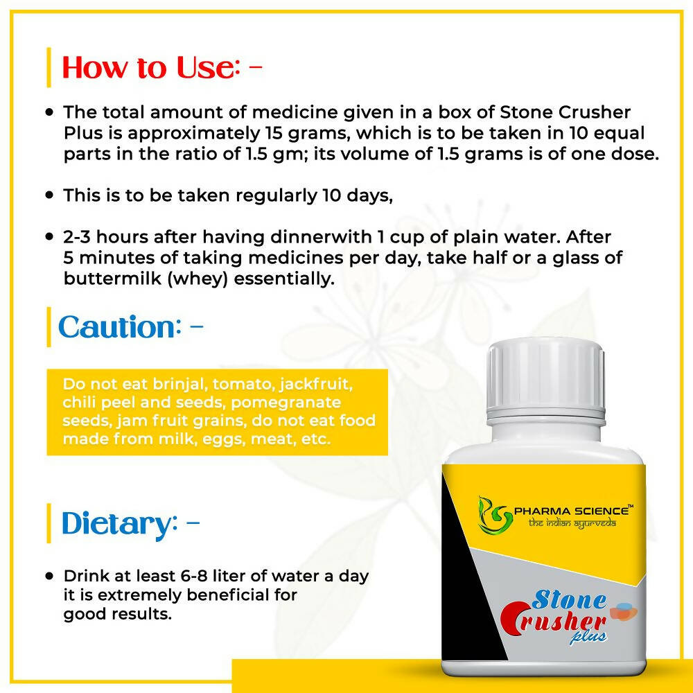 Pharma Science Stone Crusher Plus - Swadesiicart