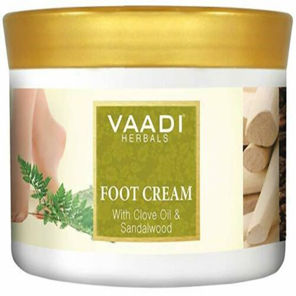 Vaadi Herbals Foot Cream With Clove Oil & Sandalwood - Swadesiicart