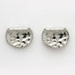 NVR Women Silver-Plated Contemporary Studs Earrings - Swadesiicart