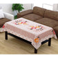 Yellow Weaves Cotton Floral Designer Rectangular Center 4 Seater Table Cover - Limited Time Offer