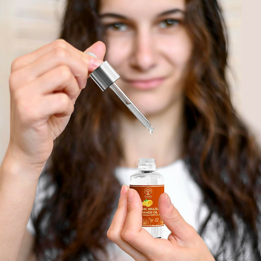 Ivory Natural Organic Brazilian Orange Oil - Natural & Premium Essential Oil | Swadesiicart