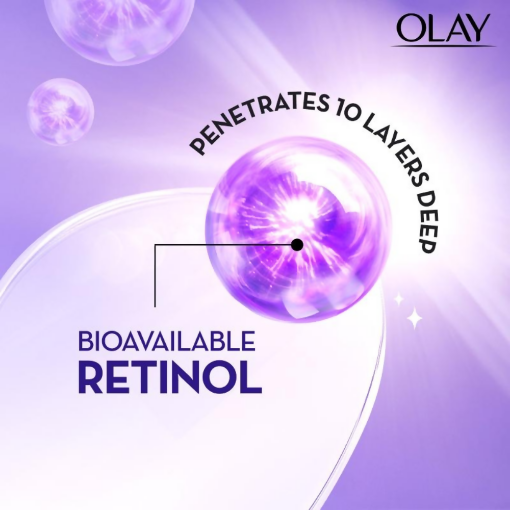 Olay Retinol Kit For Overnight Repair, Anti-Ageing Night Cream With Cleanser - Swadesiicart