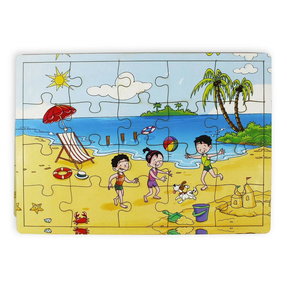 Matoyi Jigsaw Puzzles Combo ? Beach And Nature - Swadesiicart