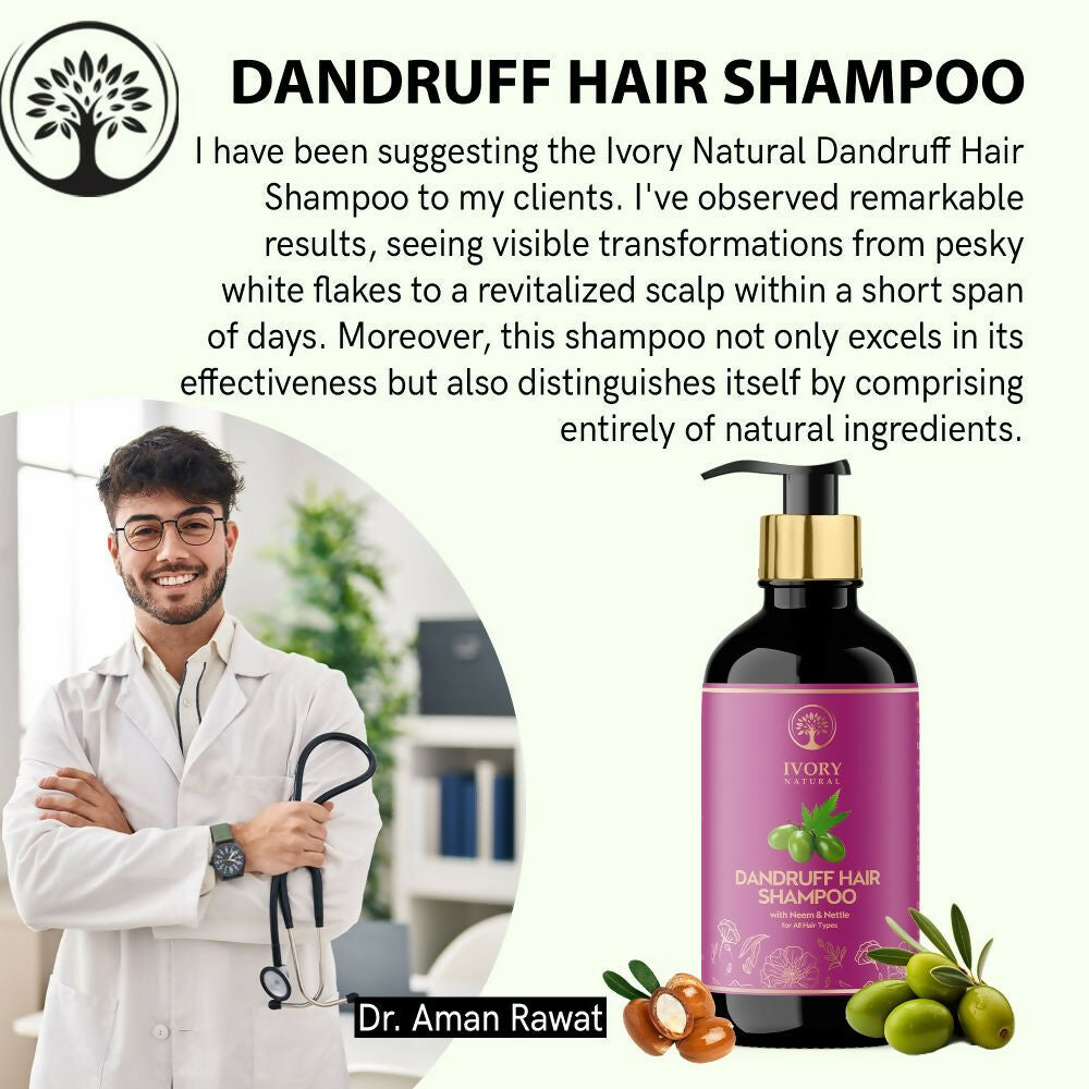Ivory Natural Dandruff Shampoo - Embrace A Rejuvenated Scalp | Swadesiicart