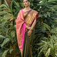 Jyoti Fashion Women's Black Kanjivaram Silk Zari Woven Saree with Blouse | Swadesiicart