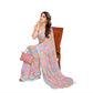 Women's Partywear Designer Grey Georgette Fancy Saree - Satrangi | Swadesiicart