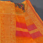 Vibrant Shades Of Green Kalamkaari Design Semi Chanderi Saree With Contrast Blouse By Gayathri Reddy Designer Studio | Swadesiicart