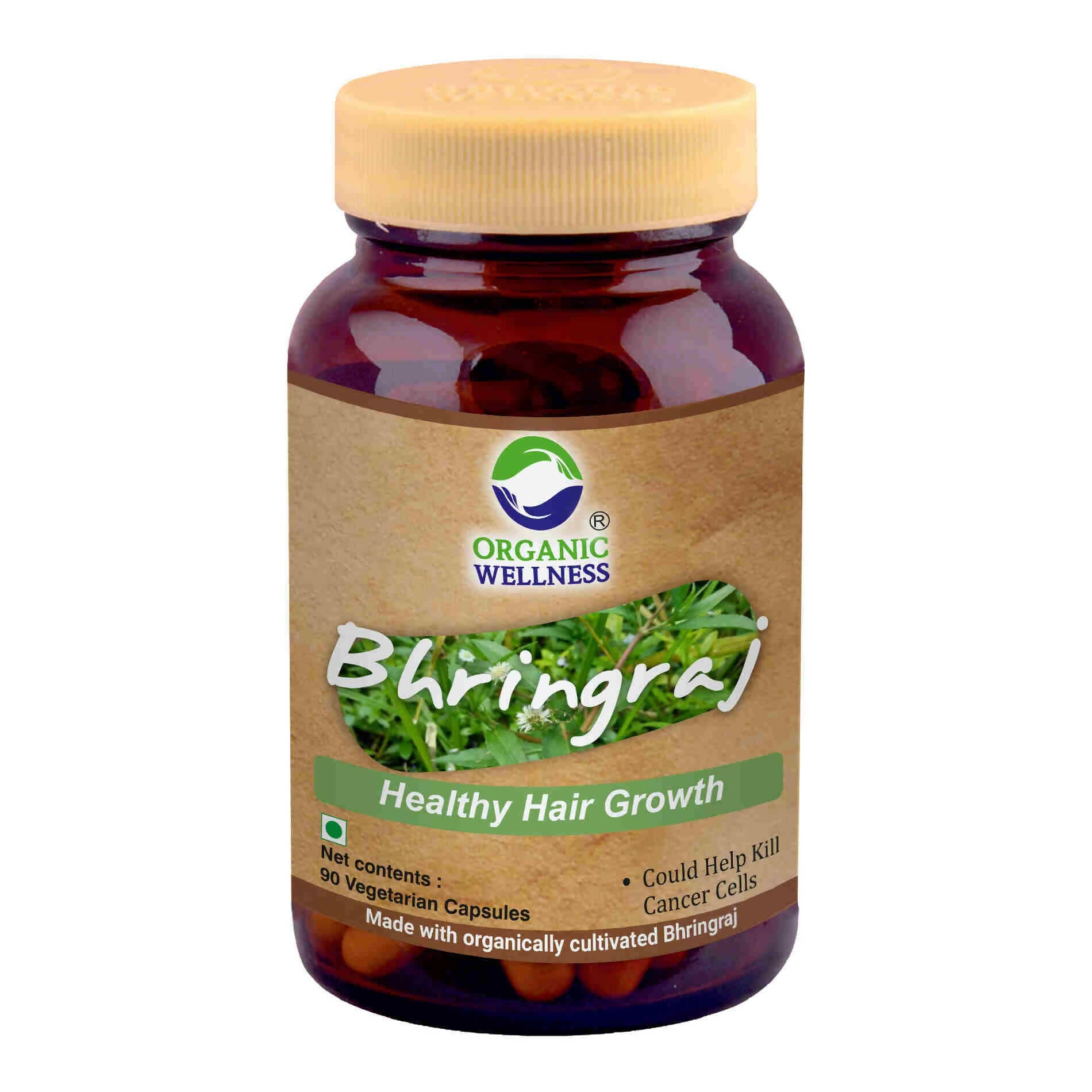Organic Wellness Bhringraj Vegetarian Capsules - Organic Wellness Products Private Limited