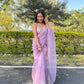 Vamsee Purple Organza Saree - Swadesiicart