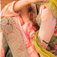 Vegaa Fashion Baby Pink Premium Chinon Embroidered Palazzo Suit - Swadesiicart