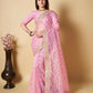 Vamsee Pink Organza Saree - Swadesiicart