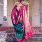 Anaita Rama Soft Silk Woven Saree With Blouse