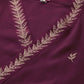 Ahalyaa Women Rose Pink Crepe Kurta Palazzos Set With Burgundy Jacket | Swadesiicart