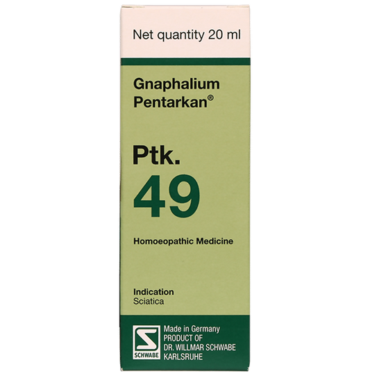 Dr. Willmar Schwabe Germany Gnaphalium Pentarkan Ptk. 49 Drops | Swadesiicart