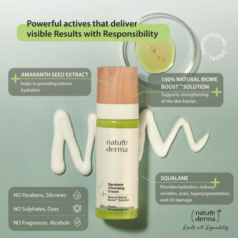 Nature Derma Squalane Cleansing Cream | Swadesiicart