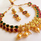 Multicolor Temple Necklace Set