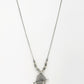 NVR Women's Silver-Toned German Silver Oxidised Pendant with Chain | Swadesiicart