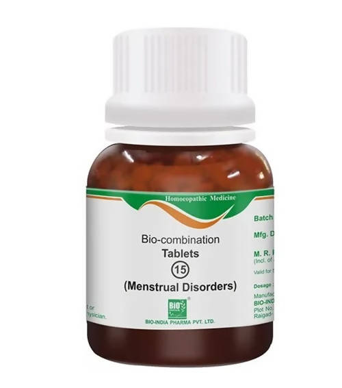 Bio India Homeopathy Bio-combination 15 Tablets | Swadesiicart