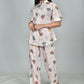 Morchari Digital Print Semi Muslin Co-Ord Set Top & Trouser-Multicolor - Swadesiicart