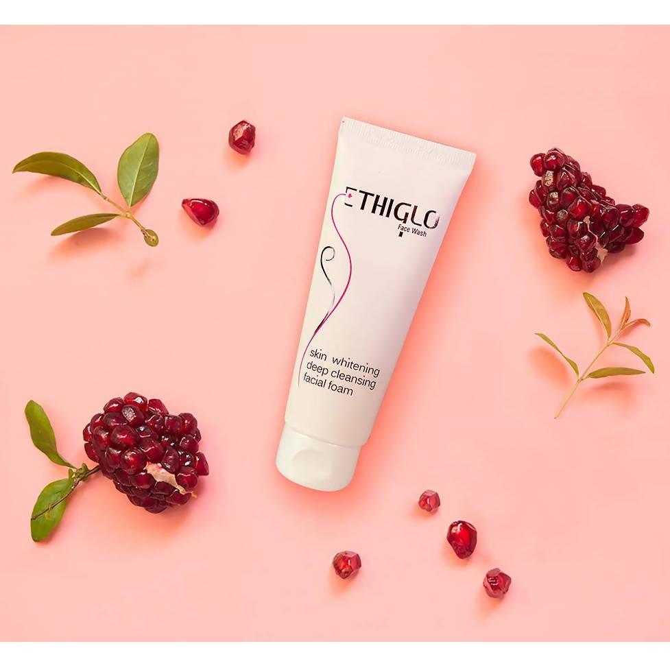 Ethiglo Skin whitening Deep Cleansing Facial Foam Face Wash | Swadesiicart