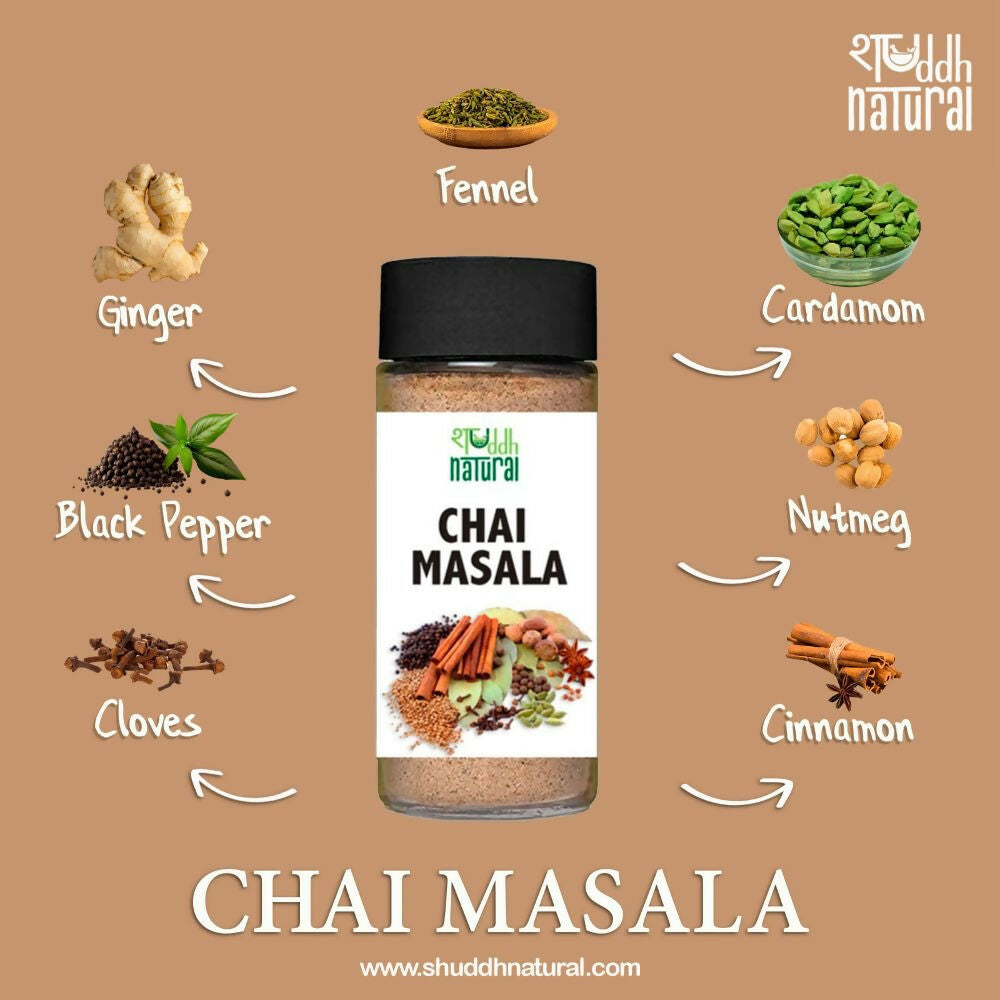 Shuddh Natural Premium Chai Masala | Swadesiicart