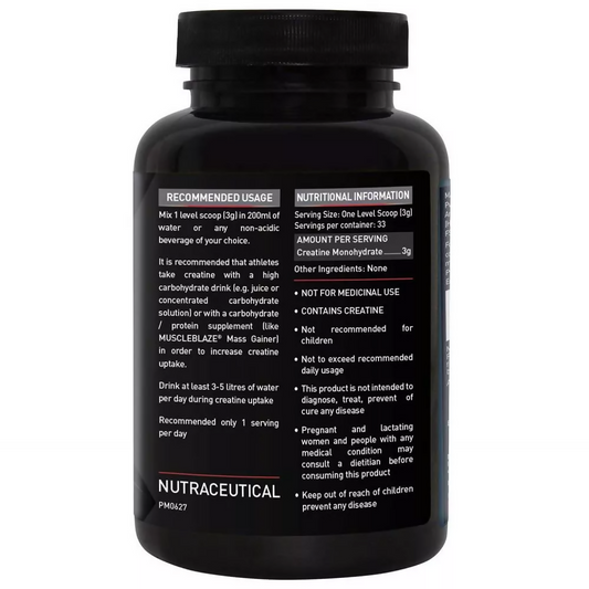 MuscleBlaze Creatine Monohydrate Unflavored | Swadesiicart