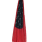 Red and Black Pochampally Ikat Cotton Handloom Dupatta with Buta Design - Global Threads | Swadesiicart