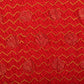 Red and Green Bandhani Uppada Silk Handloom Saree with Nilambari Buta Design - Global Threads | Swadesiicart