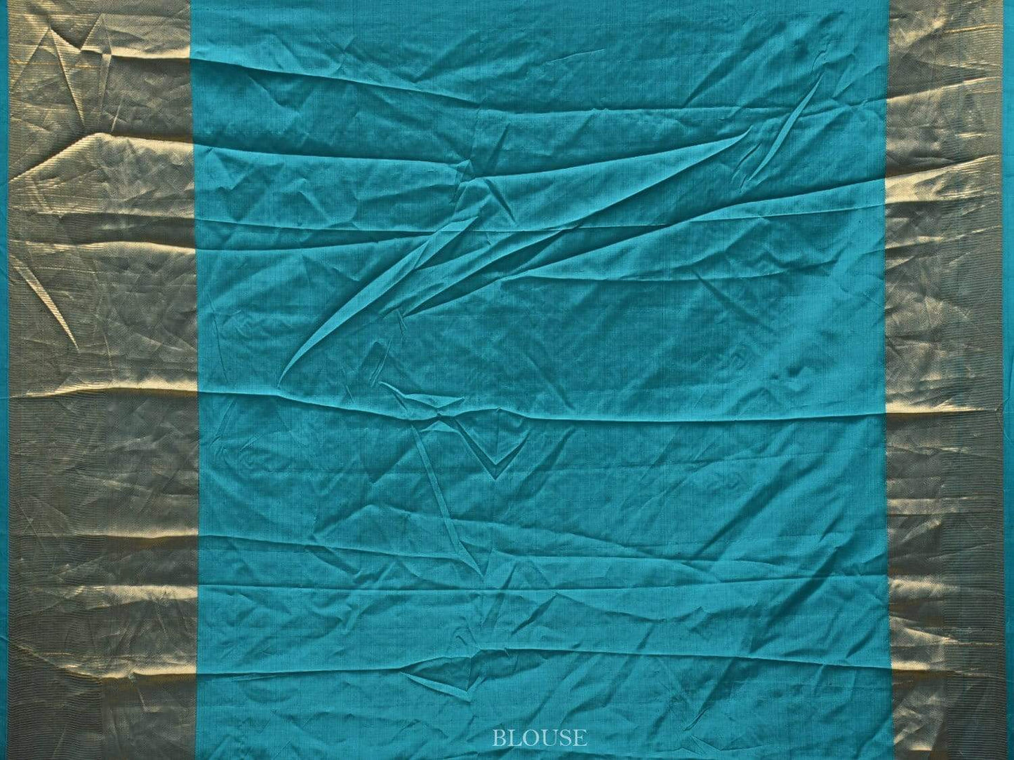 Red and Teal Bandhani Kanchipuram Silk Handloom Saree with Big Buta Design - Global Threads | Swadesiicart