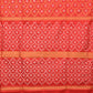 Red Uppada Silk Handloom Saree with All Over Jamdani Design - Global Threads | Swadesiicart