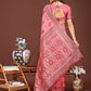 Anaita Red Banarasi Silk Saree With Blouse