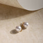 Pearl White Shine Studs- Ruby Raang | Swadesiicart