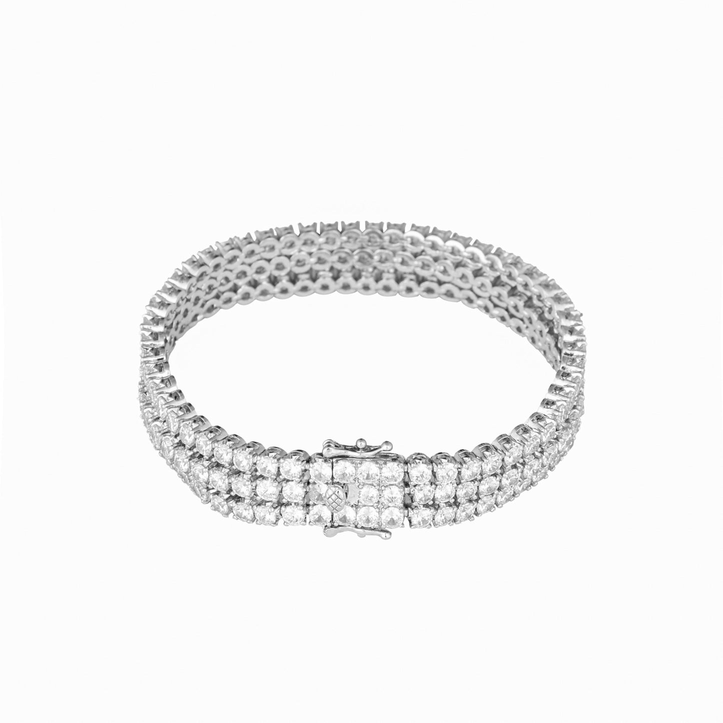 Nuyug TriSparkle Anti Tarnish Diamond Bracelet | Swadesiicart