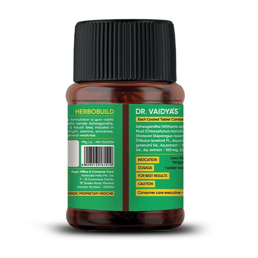 Dr. Vaidya's Herbobuild Capsules - Swadesiicart