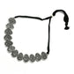 Mominos Fashion Johar Kamal Oxidised Silver-Plated Brass Finish Choker For Women | Swadesiicart
