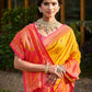 Shree Shyam Fashion Yellow Soft Silk Saree