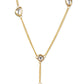 Gold-Toned White Brass Gold-Polished Necklace - Ruby Raang | Swadesiicart