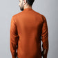 Even Apparels Brown Color Linen Pure Cotton Men's Kurta With Side Placket (SLD1137) | Swadesiicart