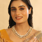Nuyug 22K Gold Plated Ivory Dusk MOP Necklace | Swadesiicart