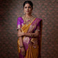 DEIANA'S Beautiful Designer Golden zari Soft Lichi Silk Saree - Yellow - Swadesiicart
