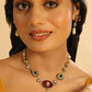 Nuyug 22K Gold Plated Radiant Sage Stone Kundan Necklace | Swadesiicart